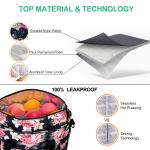 Fashion Lunch Tote Bag with Detachable Shoulder Strap for Women
