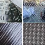 Polished Aluminium Checker Plate 3mm 5mm 6mm 2400 X 1500 2400 X 1200 For Windows