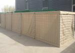Portable Flood Hesco Sand Barrier 5mm Stone Filled Wire Cages