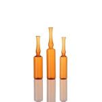 Versatile 2ml Amber Borosilicate Glass Ampoule for Medical and Cosmetic Needs