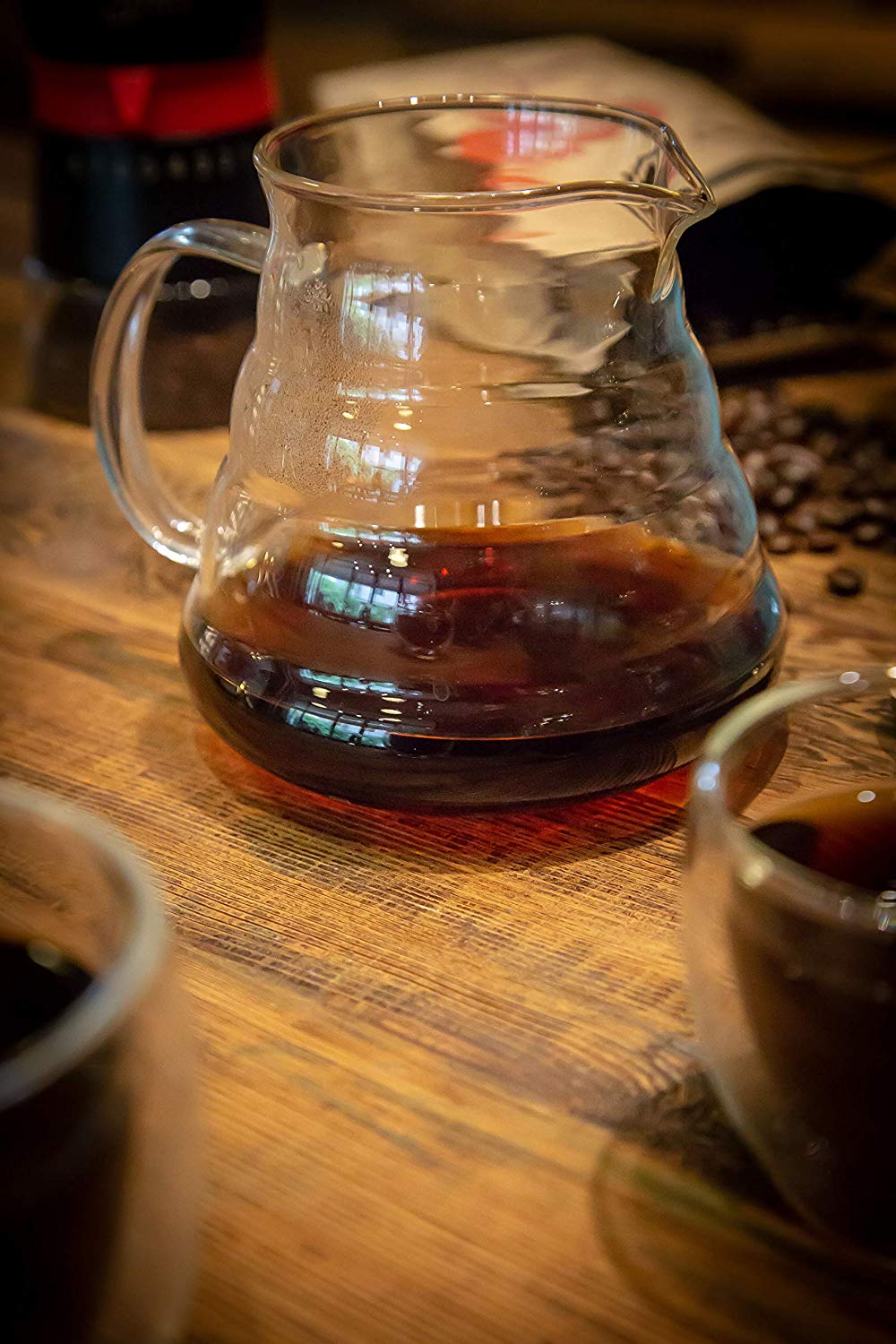 Popular Glass Pour Over Coffee Maker Coffee Server Kettle 11.5 X 8.5 X 12 Cm
