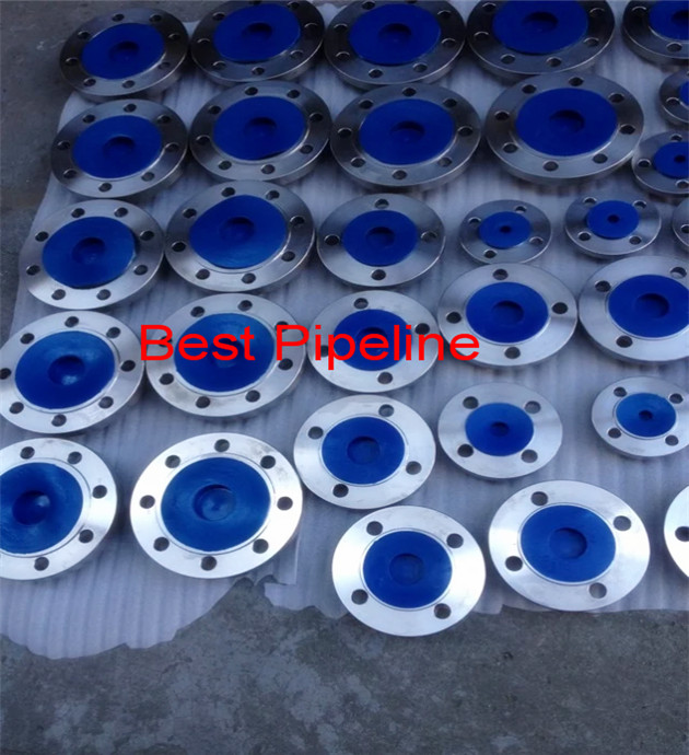 Durable 304L Material Forged Steel Flanges with 300LBS Pressure and ISO / PED Certification