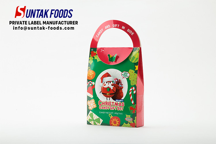 Pink Sugar Free Sour Sweets Candy In Gift Set With Strawberry Flavor