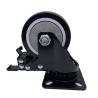 Buy cheap 8 Inch TPE Top Plate Heavy Duty Black Industrial Caster with Brake from wholesalers
