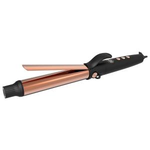 China Black Gold Ceramic Curling Iron Wand Automatic Hair Curler For All Hair Types wholesale