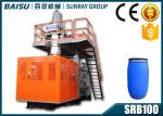 Blue Plastic Barrel Making Machine , 120L Drum Blow Moulding Machine