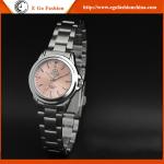 005A Pink Fashion Jewelry Watch Rhinestone Bling Watches Stainless Steel Woman