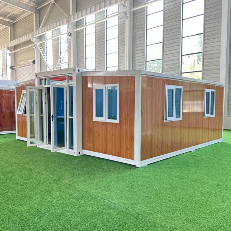 Container House Double Wing Expansion Box 20 40 Feet Customizable Mobile Home With Foldable Kitchen And Bathroom