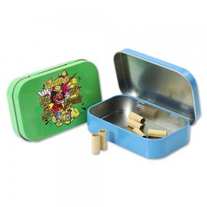 China Personalized Mint Tins with Logo Branded Tin Candy Box Vintage Tin Containers on sale