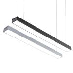 Aluminum 20W 40W Linear Led Ceiling Lights , OEM Linkable Led Shop Lights