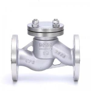 China Full Bore Stainless Steel Hard Seal Flanged Lift Check Valve for Normal Temperature wholesale