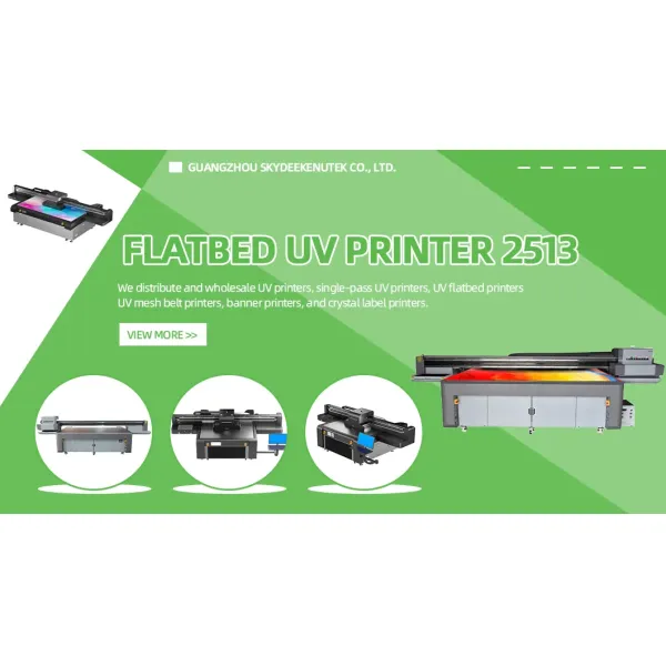 Industrial UV Printer Flatbed Automatic Flatbed Inkjet Printing Machine for Company Logo Control Panel