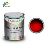 Acid Resistant Car Paint Basecoat Solid Red Color Anti Oxidation