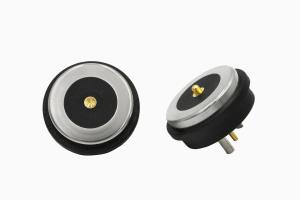 China 10.5mm Round Magnetic Connector Waterproof 12v Magnetic Power Connector Black / Silver wholesale