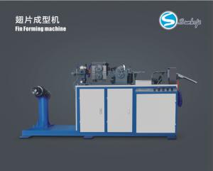 China High Accuracy Radiator Fin Forming Machine 2.2KW Motor Roller Forming Method wholesale