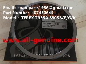 China TEREX 07450645 BEARING CUP MINING QUARRY NHL RIGID DUMP TRUCK TR35 TR50 TR60 TR100 3303 3305B 3307 3311 wholesale