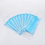 Lastic Earloops Disposable Medical Face Mask 3 Ply Spun Polypropylene Food