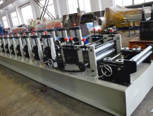 China Customized Cold Beam Rack Steel Roll Forming Machine With Fly Saw Cutting wholesale