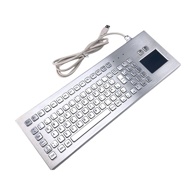 304 Stainless Steel Industrial Computer Keyboard Waterproof Dustproof Explosionproof