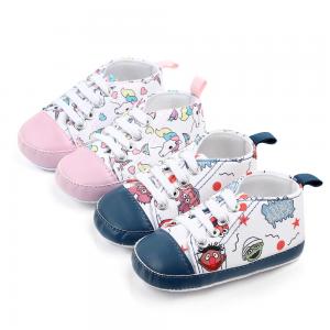 China Wholesale Cheap Cotton shoes Cartoon print prewalker boy and girl baby shoes toddler wholesale