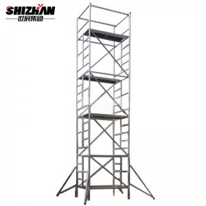 China Easy Install Mobile Aluminium Mobile Scaffolding Tower 3D Model on sale