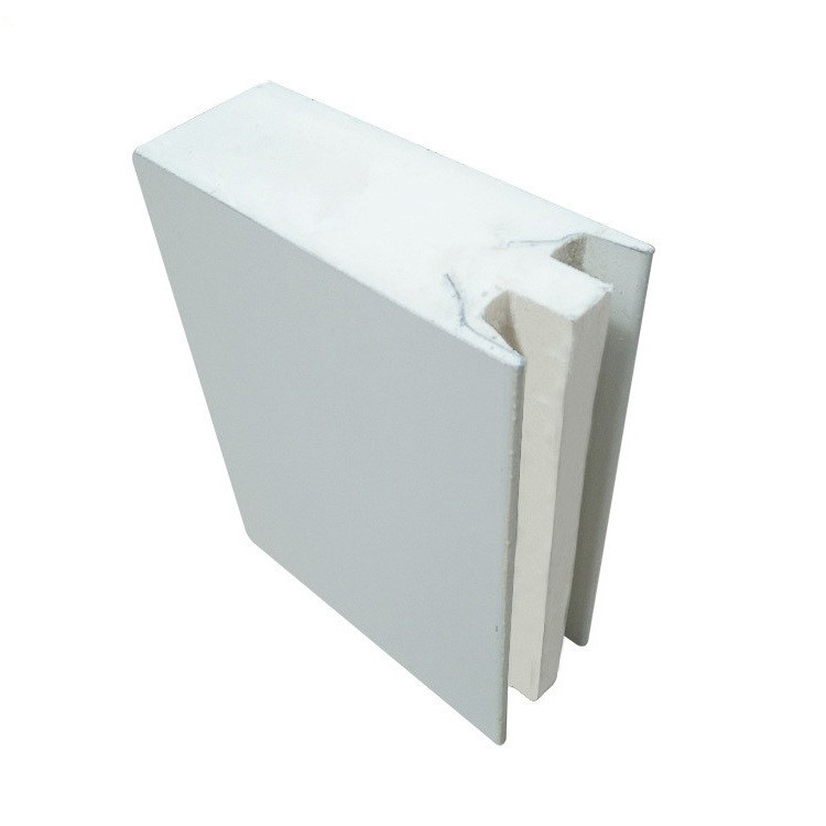 Tenon Lap Polyurethane Sandwich Panel 950mm Width 10cm Exterior Wall