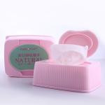 Non Woven Facial Cotton Tissue , Wet Tissue Paper For Oily Face Smooth Texture