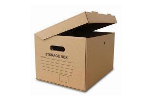 China Recycled Corrugating Paper Storage Box Organizer Carton Box with Lid wholesale