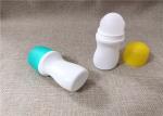 Personal Care PET Plastic Spray Bottles Roll On Sealing Type White Body