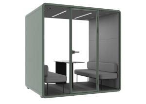 China Soundproof Cabin Small Anchor Rooms Disassemble Available Customized Size Phone Booth wholesale