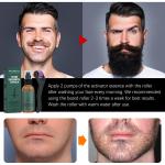 100% Natural Mustache Growth Oil 30ml Beard Growth Roller Kit For Men Sample