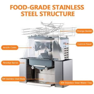 China 304 Stainless Steel Commercial Orange Juicer Machine 300W Electric wholesale