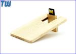 Classic Name Card Natural Wood 16GB USB Memory Stick Thumb Drives