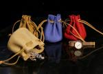 Daily Jewelry Packaging Microfiber Suede Drawstring Gift Bag