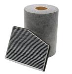 3 Layer Sandwich Carbon Filter Media Replacement High Dust Hold Capacity