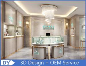 China Elegant Stainless Steel Showroom Jewellery Display Counter 1325X550X950MM wholesale