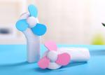 Mini Flashlight fan, mini plastic hand fan led light,cartoon mini fan