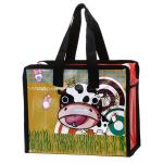 Printed Pp Non Woven Shopping Bag CMYK Laminated Non Woven Tote For Vegetables