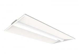 China 2x2 2x4 Led Troffer Fixture Steel Sheet 30w 40w Pc Cover 130lm/W wholesale