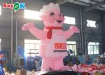 Giant Inflatable Cartoon Characters Pig Model Advertising For Restaurant