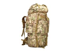 China 65L Polyester Military Tactical Backpacks Interior Zipper Pocket With Customized Logo wholesale