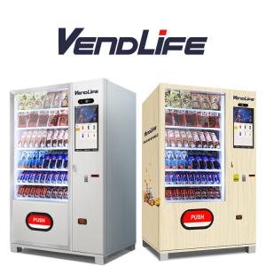 China Coin&amp;bill Operated Outdoor Snack Drink Combo Vending Automatic Noodles Refrigerated Vendlife Vending Machine wholesale