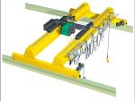 High Performance European Double Beam Bridge Crane 50 Ton Overhead Crane