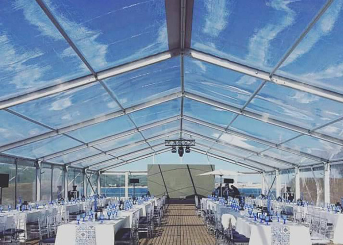 500 People 30m Transparent Marquee Tent For Wedding