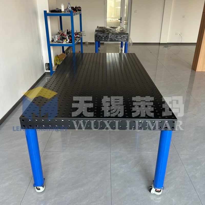 Modular D16 Welding Table with 16mm Diameter Holes an 50mm Grid for Clamping