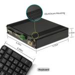 1Ch 1080P Bidi DVI + 1Ch Bidi RS232 + 1Ch Bidi Stereo Audio + GPIO over Fiber