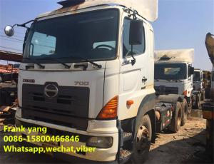 China 450 HP Hino Tractor Head , Diesel Second Hand Tractor Head No Oil Leak wholesale