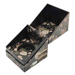 China Custom Skin Care Box Packaging Clamshell Printed Cosmetic Beauty Box Flip Rigid Gift Box Packaging wholesale