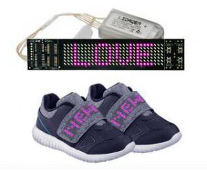 China Rechargeable LED Display Shoes APP Simulation Function Light Up Sole Shoes wholesale
