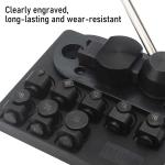 Multi Functional round Jewelry Ring Bender With Nylon Dies